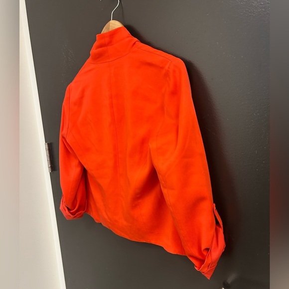 Cartonnier (Anthropologie) S Women's Orange blazer EUC - Picture 3 of 11